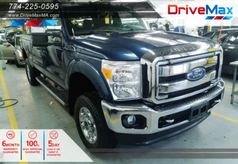 Blue 2016 Ford F250 Super Duty Crew Cab Lariat Pickup 4D 6 3/4 ft for sale in West Bridgewater, MA