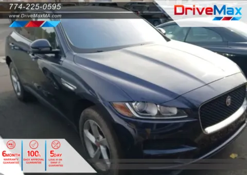 Blue 2018 Jaguar F-PACE 20d Premium Sport Utility 4D for sale in West Bridgewater, MA