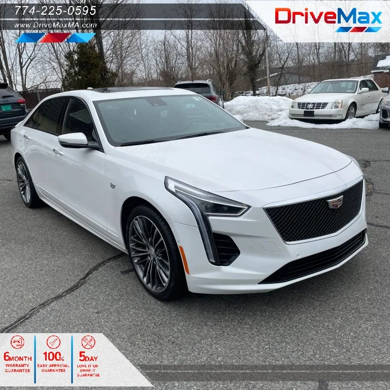White 2019 Cadillac CT6 3.0 Sport Sedan 4D for sale in West Bridgewater, MA