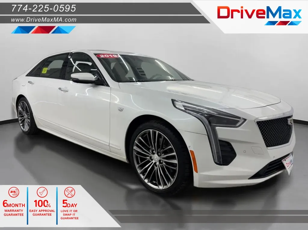 White 2019 Cadillac CT6 3.0 Sport Sedan 4D for sale in West Bridgewater, MA
