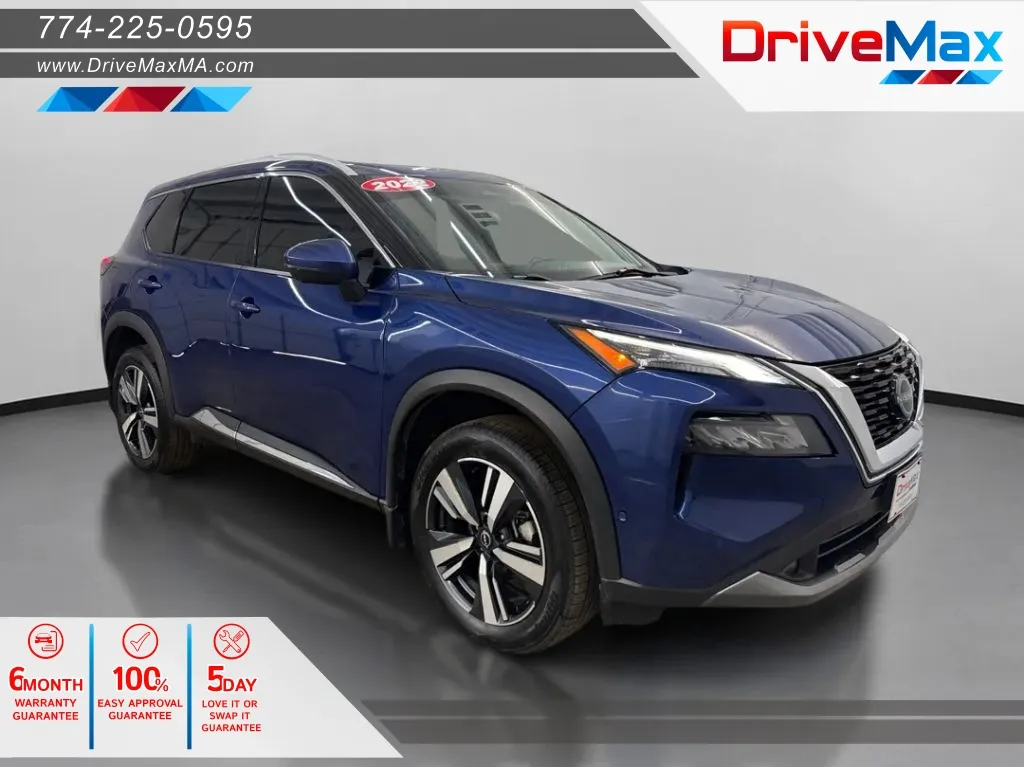 Blue 2022 Nissan Rogue SL Sport Utility 4D for sale in West Bridgewater, MA