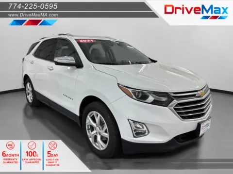 White 2021 Chevrolet Equinox Premier Sport Utility 4D for sale in West Bridgewater, MA