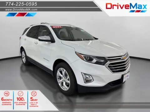 White 2021 Chevrolet Equinox Premier Sport Utility 4D for sale in West Bridgewater, MA