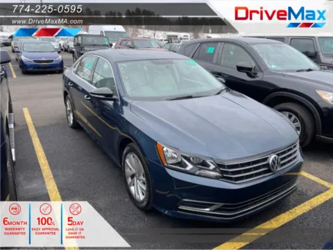 Blue 2018 Volkswagen Passat 2.0T SE Sedan 4D for sale in West Bridgewater, MA