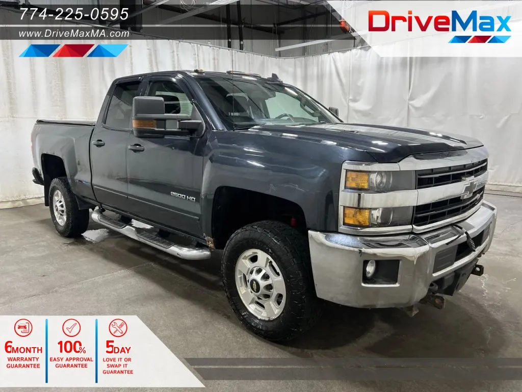Blue 2018 Chevrolet Silverado 2500 HD Double Cab LT Pickup 4D 6 1/2 ft for sale in West Bridgewater, MA
