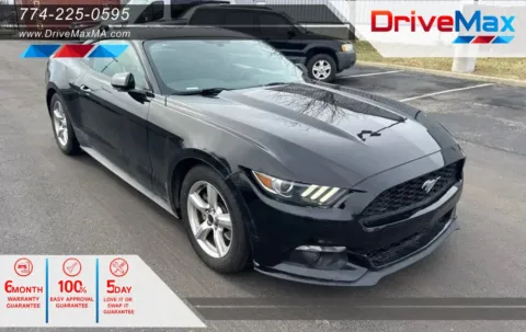 Black 2015 Ford Mustang EcoBoost Coupe 2D for sale in West Bridgewater, MA