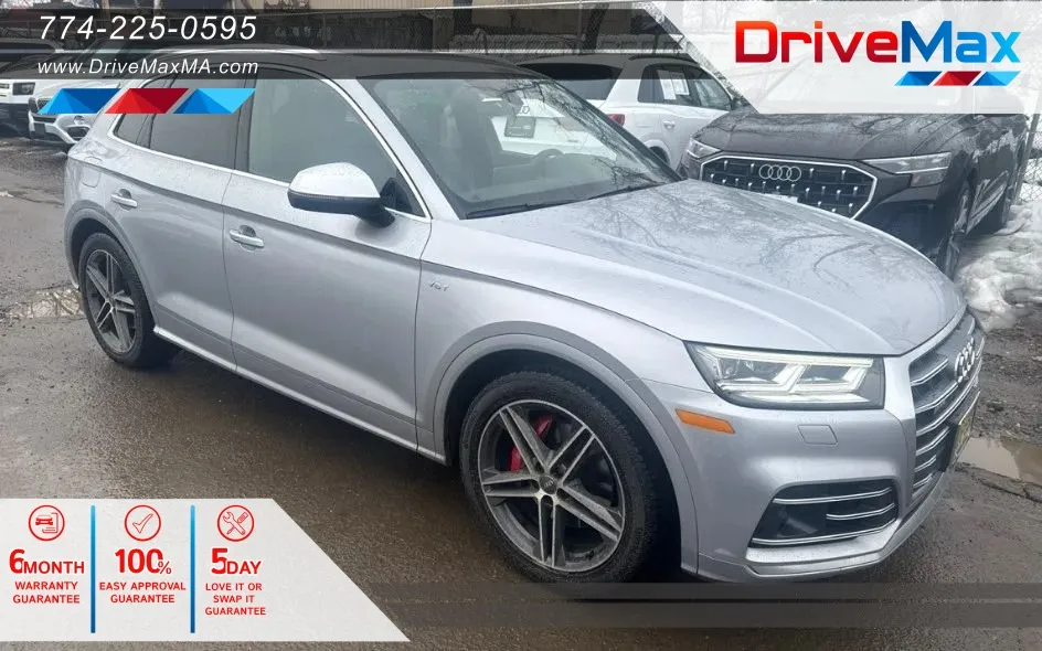 Gray 2018 Audi SQ5 Prestige Sport Utility 4D for sale in West Bridgewater, MA