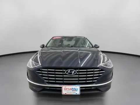 Photos of 2021 Hyundai Sonata Hybrid Blue Sedan 4D for sale in West Bridgewater, MA at DriveMax (Auto Center Sales and Service)