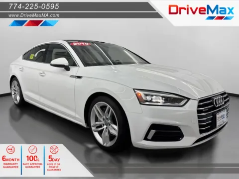 White 2019 Audi A5 Premium Sedan 4D for sale in West Bridgewater, MA