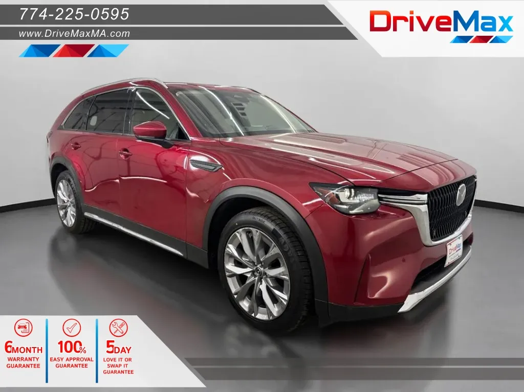 Red 2024 MAZDA CX-90 3.3 Turbo Premium Sport Utility 4D for sale in West Bridgewater, MA