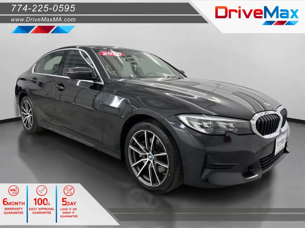 Blue 2020 BMW 3 Series 330i xDrive Sedan 4D for sale in West Bridgewater, MA