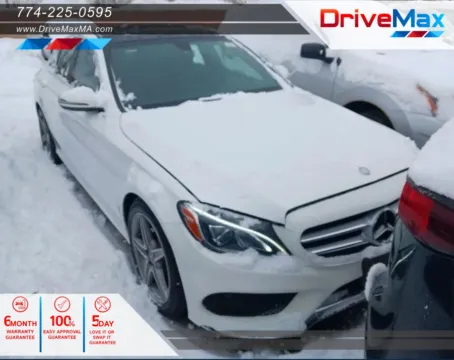White 2017 Mercedes-Benz C-Class C 300 4MATIC Sedan 4D for sale in West Bridgewater, MA