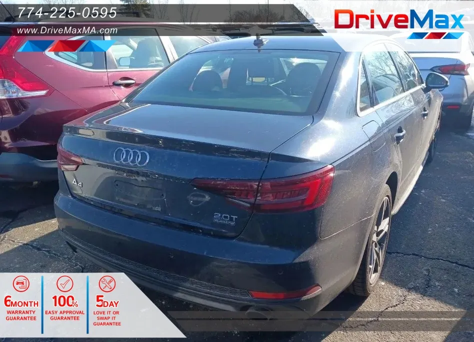 Black 2018 Audi A4 Premium Plus Sedan 4D for sale in West Bridgewater, MA