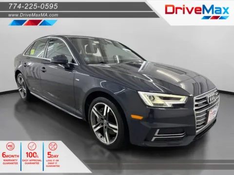 Blue 2018 Audi A4 Premium Plus Sedan 4D for sale in West Bridgewater, MA