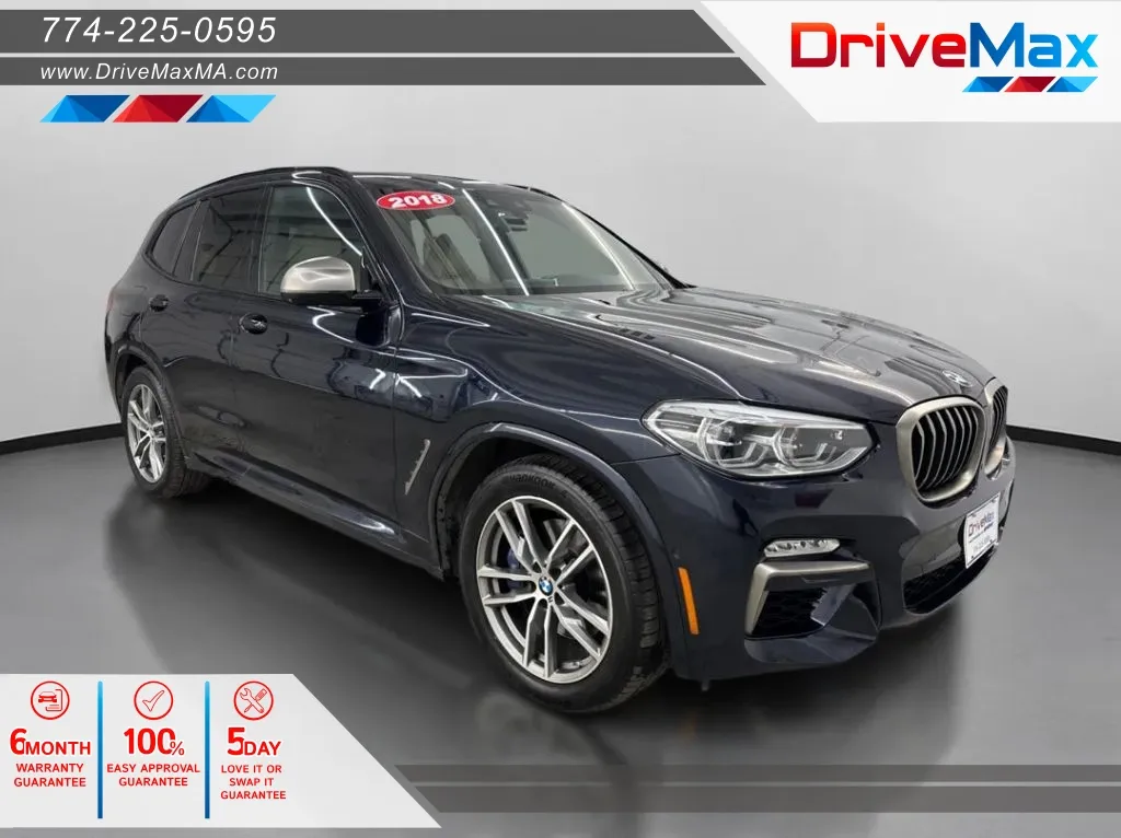 Gray 2018 BMW X3 M40i Sport Utility 4D for sale in West Bridgewater, MA