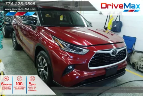 Red 2021 Toyota Highlander XLE Sport Utility 4D for sale in West Bridgewater, MA