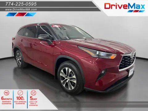 Red 2021 Toyota Highlander XLE Sport Utility 4D for sale in West Bridgewater, MA