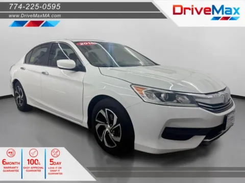 White 2016 Honda Accord LX Sedan 4D for sale in West Bridgewater, MA