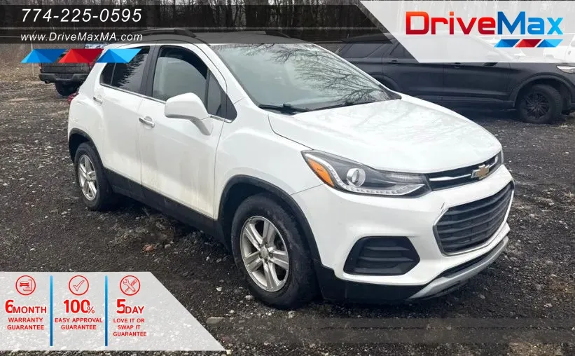 White 2019 Chevrolet Trax LT Sport Utility 4D for sale in West Bridgewater, MA