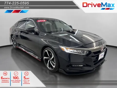 Black 2018 Honda Accord Sport Sedan 4D for sale in West Bridgewater, MA