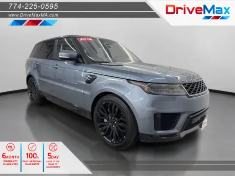 Blue 2018 Land Rover Range Rover Sport HSE Sport Utility 4D for sale in West Bridgewater, MA