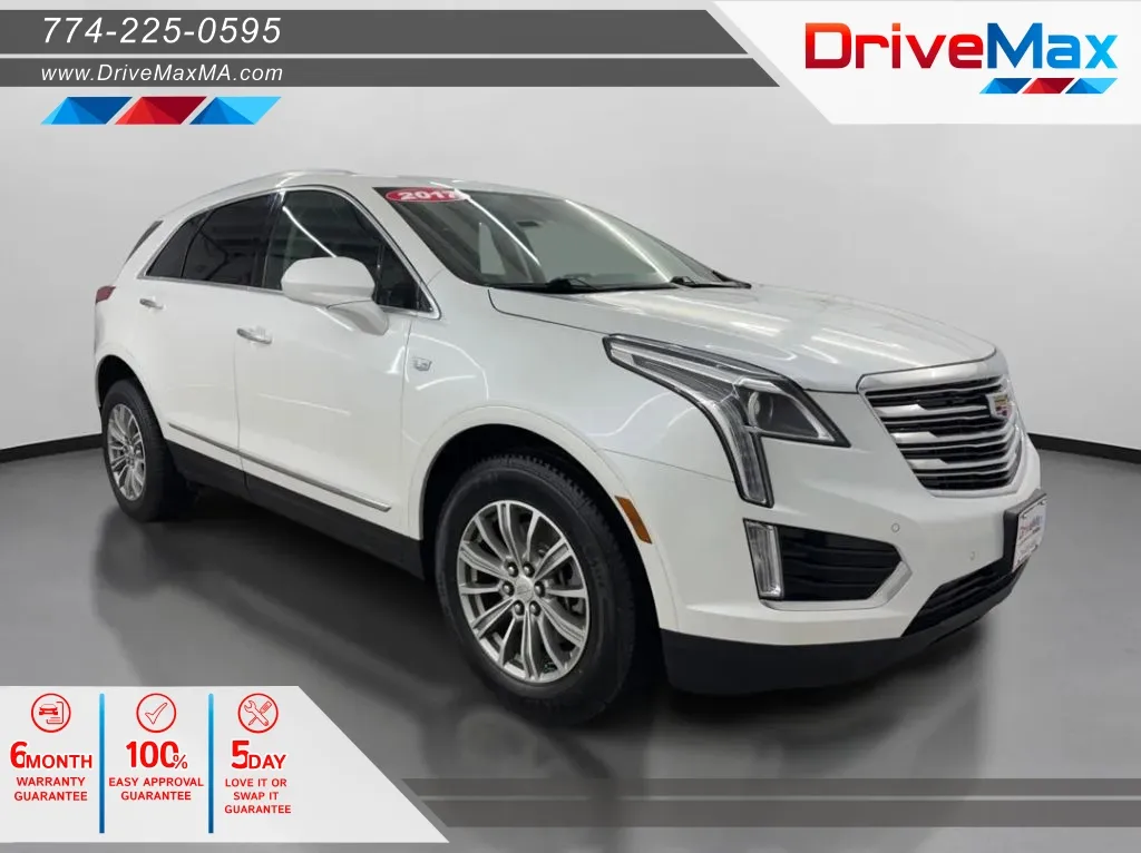 White 2017 Cadillac XT5 Luxury Sport Utility 4D for sale in West Bridgewater, MA