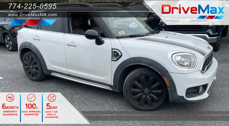 White 2017 MINI Countryman Cooper S Hatchback 4D for sale in West Bridgewater, MA