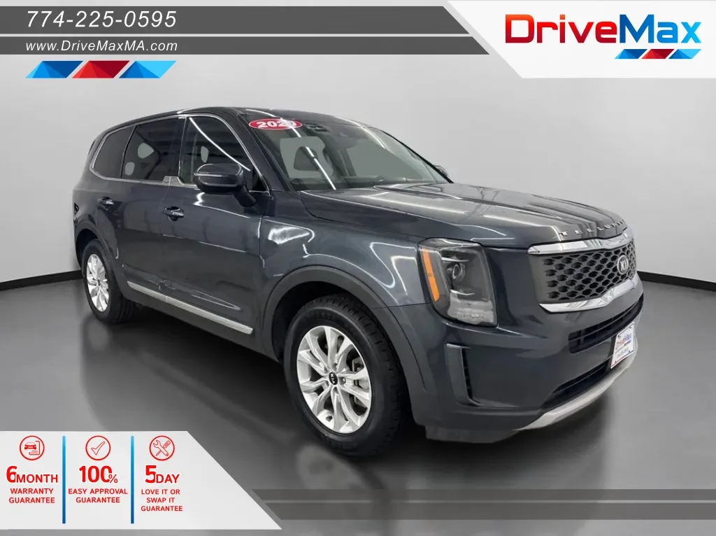 Gray 2020 Kia Telluride LX Sport Utility 4D for sale in West Bridgewater, MA
