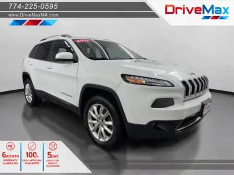 White 2017 Jeep Cherokee Limited Sport Utility 4D for sale in West Bridgewater, MA