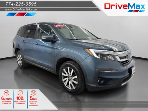 Blue 2021 Honda Pilot EX Sport Utility 4D for sale in West Bridgewater, MA