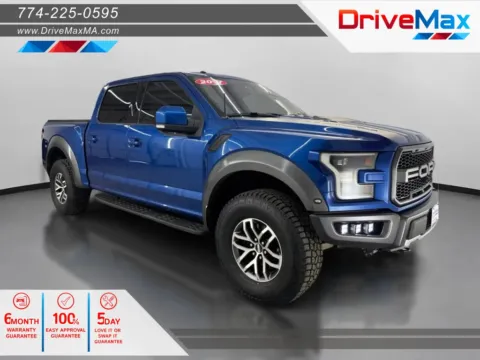 Blue 2017 Ford F-150 SuperCrew Cab Raptor Pickup 4D 5 1/2 ft for sale in West Bridgewater, MA