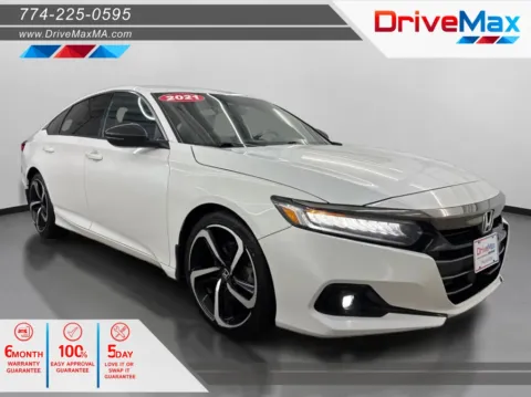 White 2021 Honda Accord Sport Sedan 4D for sale in West Bridgewater, MA