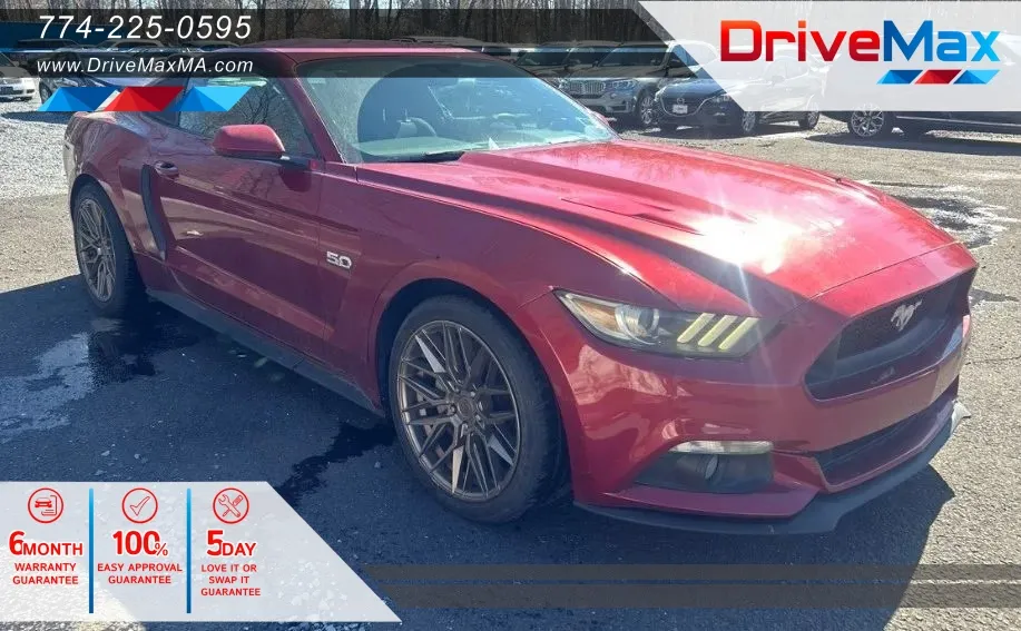 Red 2015 Ford Mustang GT Coupe 2D for sale in West Bridgewater, MA