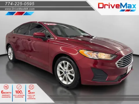 Red 2019 Ford Fusion SE Sedan 4D for sale in West Bridgewater, MA