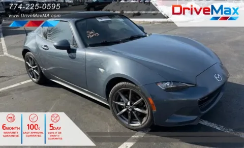 Gray 2021 MAZDA MX-5 Miata RF Grand Touring Convertible 2D for sale in West Bridgewater, MA
