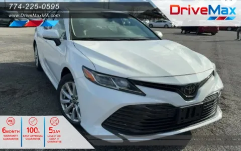 White 2018 Toyota Camry LE Sedan 4D for sale in West Bridgewater, MA