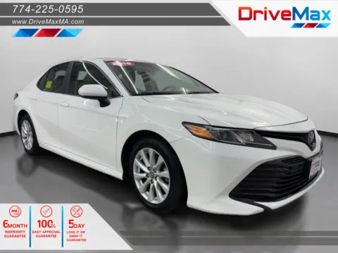 White 2018 Toyota Camry LE Sedan 4D for sale in West Bridgewater, MA