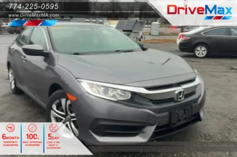 Gray 2017 Honda Civic LX Sedan 4D for sale in West Bridgewater, MA