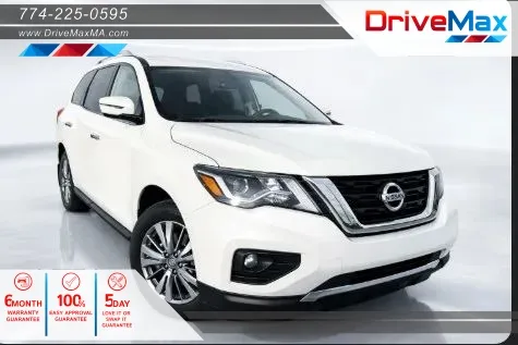 White 2020 Nissan Pathfinder SV Sport Utility 4D for sale in West Bridgewater, MA