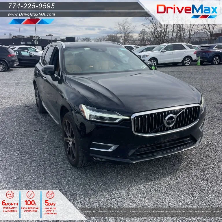 Black 2019 Volvo XC60 T6 Inscription Sport Utility 4D for sale in West Bridgewater, MA