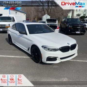 White 2020 BMW 5 Series M550i xDrive Sedan 4D for sale in West Bridgewater, MA