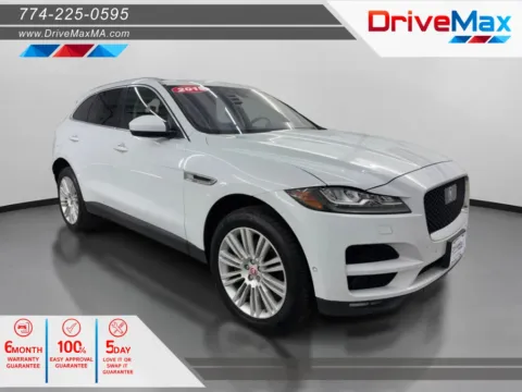 White 2019 Jaguar F-PACE 30t Portfolio Sport Utility 4D for sale in West Bridgewater, MA
