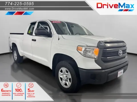 White 2017 Toyota Tundra Double Cab SR5 Pickup 4D 6 1/2 ft for sale in West Bridgewater, MA