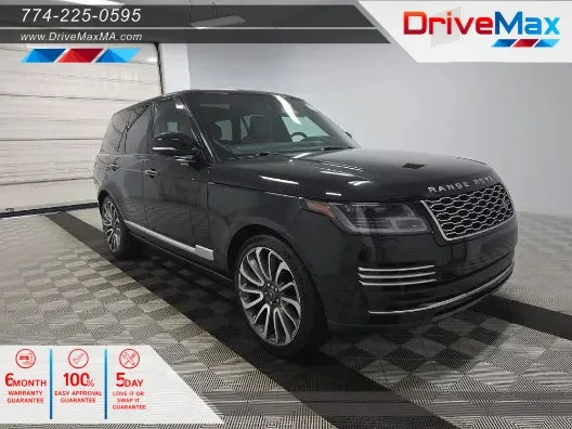 Black 2019 Land Rover Range Rover Autobiography Sport Utility 4D for sale in West Bridgewater, MA