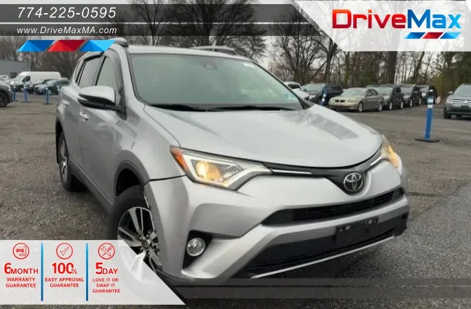 Silver 2018 Toyota RAV4 XLE Sport Utility 4D for sale in West Bridgewater, MA