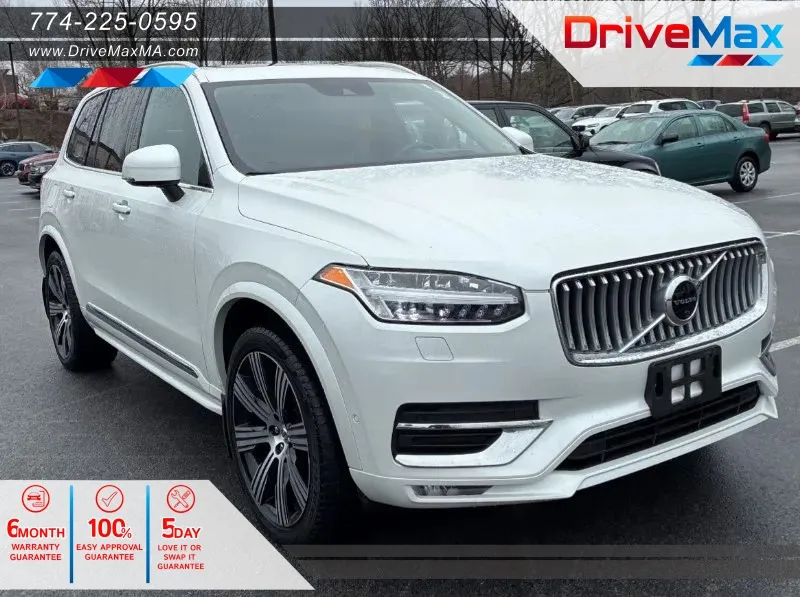 White 2022 Volvo XC90 T6 Inscription Sport Utility 4D for sale in West Bridgewater, MA