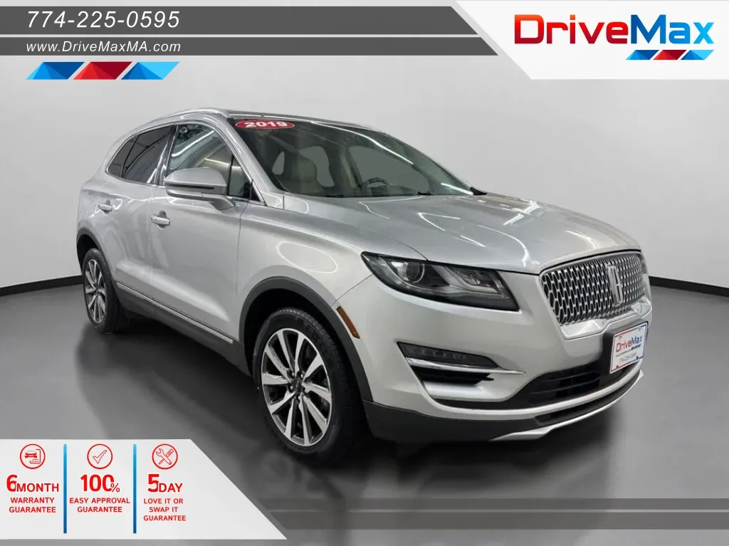 Silver 2019 Lincoln MKC Reserve Sport Utility 4D for sale in West Bridgewater, MA