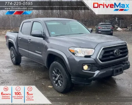 Gray 2022 Toyota Tacoma Double Cab SR5 Pickup 4D 5 ft for sale in West Bridgewater, MA