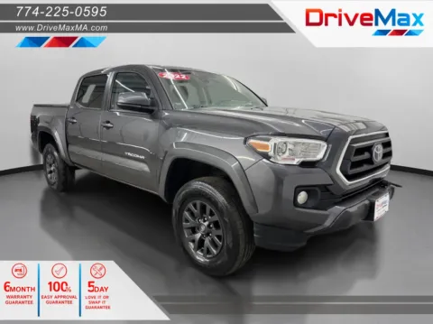 Gray 2022 Toyota Tacoma Double Cab SR5 Pickup 4D 5 ft for sale in West Bridgewater, MA