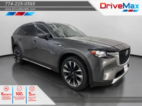 Gray 2024 MAZDA CX-90 PHEV Premium Sport Utility 4D for sale in West Bridgewater, MA